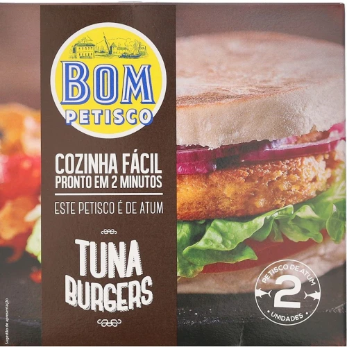 Burgery z Tuńczyka (2 x 75 g) 150 g - Bom Petisco