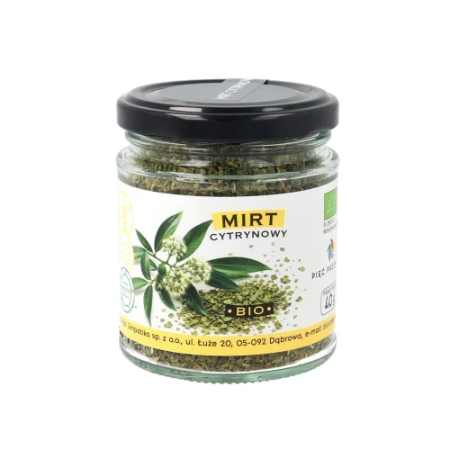 Mirt Cytrynowy Bezglutenowy Bio 40 g - Pięć Przemian