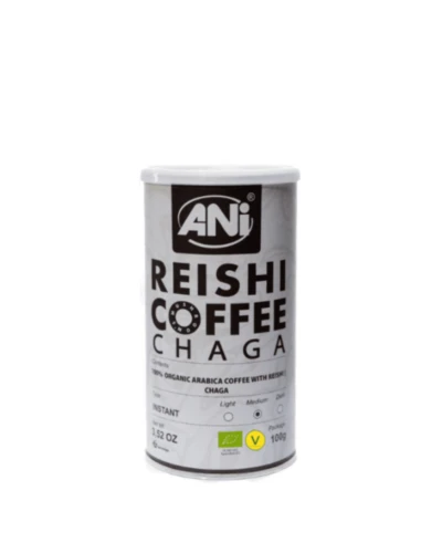 Kawa Rozpuszczalna Arabica z Reishi i Chaga Bio 100 g - Ani