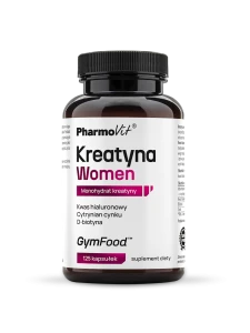 Kreatyna Women Bezglutenowa 125 Kapsułek - Pharmovit (Gym Food)