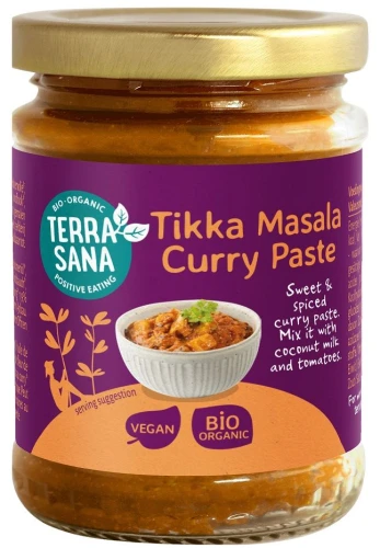 Pasta Curry Tikka Masala Bio 130 g - Terrasana