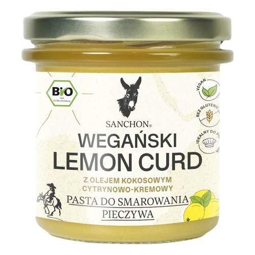 Krem Cytrynowy Lemon Curd Bezglutenowy Bio 160 g - Sanchon