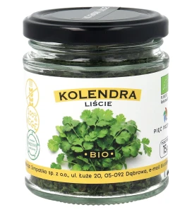 Kolendra Liście Bezglutenowe Bio 15 g - Pięć Przemian