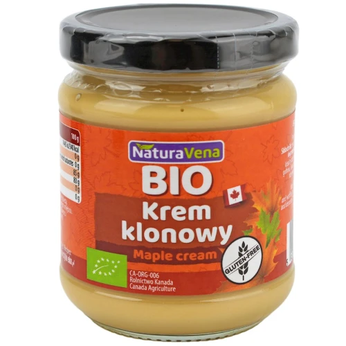 Krem Klonowy Bezglutenowy Bio 250 g - Naturavena