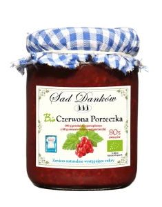 Czerwona Porzeczka 80% Bio 260 g - Sad Danków