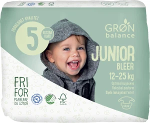 Pieluchy Junior Eco 12–25 kg (44 szt.) - Gron Balance