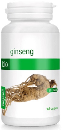 Żeń-szeń Bio (300 mg) 80 Kapsułek - Purasana