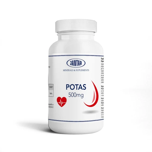 Potas (500 mg) 60 Kapsułek - Jantar