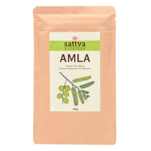 Maseczka Ziołowa do Włosów Amla 100 g - Sattva (Ayurveda)