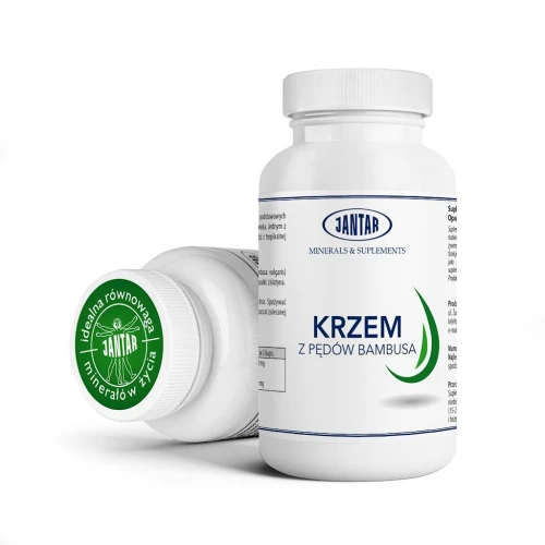 Krzem Organiczny z Pędów Bambusa (350 mg) 90 Kapsułek - Jantar