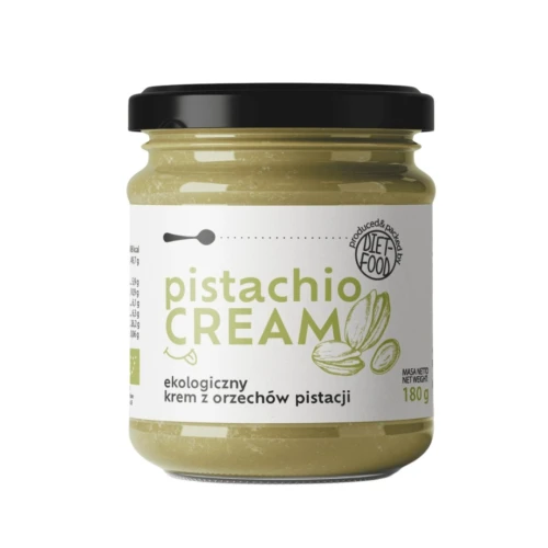 Krem z Pistacji Prażonych 100% Bio 180 g - Diet-Food
