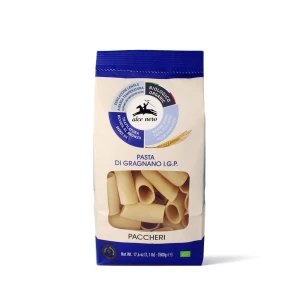 Makaron Semolinowy (Pasta di Gragnano) Paccheri Bio 500 g - Alce Nero