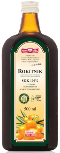Sok z Rokitnika NFC 500 ml - Polska Róża