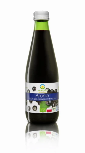 Sok z Aronii NFC Bezglutenowy Bio 300 ml - Bio Food