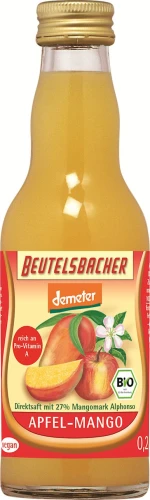 SOK JABŁKO - MANGO NFC DEMETER BIO 200 ml - BEUTELSBACHER