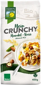 Crunchy Orzechowe z Prażonymi Chipsami Kokosowymi Bio 400 g - Bohlsener Mühle