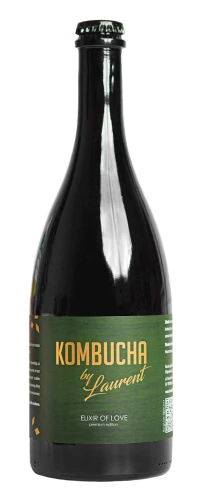 Kombucha Fermentowana na Buku o Smaku Czekoladowym (Elixir of Love) Bio 750 ml - Kombucha by Laurent (Premium)