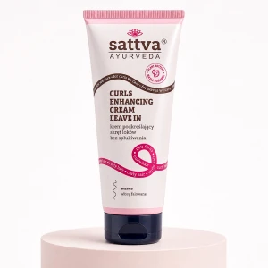 Krem Podkreślający Skręt Loków Bez Spłukiwania 200 ml - Sattva (Ayurveda)