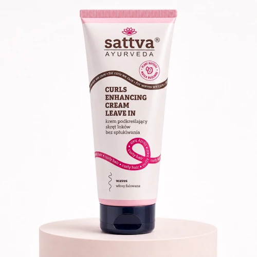 Krem Podkreślający Skręt Loków Bez Spłukiwania 200 ml - Sattva (Ayurveda)