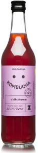 Kombucha z Hibiskusem Bio 500 ml - Delikatna