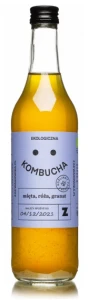 Kombucha z Miętą, Różą i Granatem Bio 500 ml - Delikatna