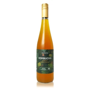 Kombucha o Smaku Cydru i Mango Bio 750 ml - Delikatna