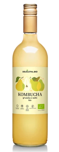 Kombucha Gruszkowa Bio 750 ml - Delikatna