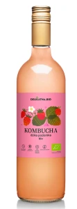 Kombucha Poziomkowa Bio 750 ml - Delikatna