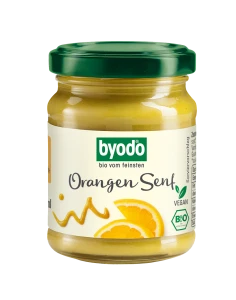 Sos Musztardowo–Pomarańczowy Bezglutenowy Bio 125 ml - Byodo