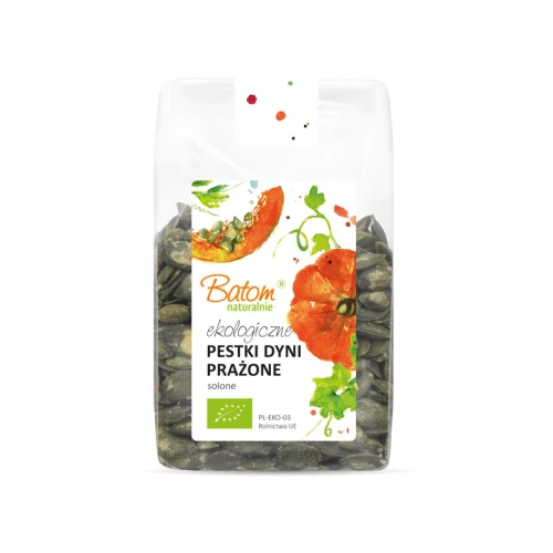 Pestki Dyni Prażone Solone Bio 125 g - Batom