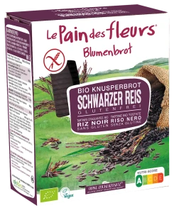 Pieczywo Chrupkie Czarny Ryż Bezglutenowe Bio 150 g - Le Pain des Fleurs