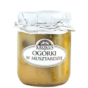 Ogórki Konserwowe w Musztardzie 500 g (250 g) - Krokus
