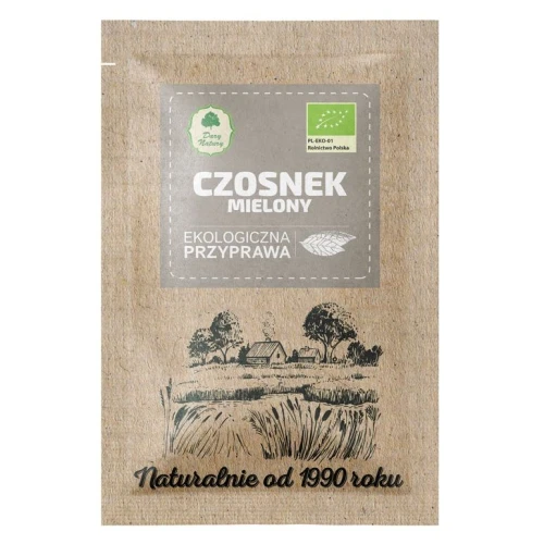 Czosnek Mielony Bio 20 g - Dary Natury