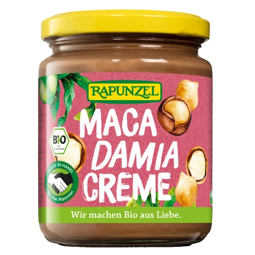 Krem z Orzechów Makadamia Bio 250 g - Rapunzel