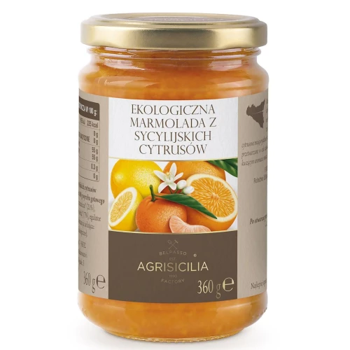 Marmolada z Cytrusów Sycylijskich Bio 360 g - Agrisicilia