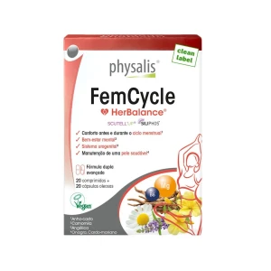 20 Tabletek + 20 Kapsułek na Cykl Menstruacyjny (Femcycle) - Physalis (Herbalance)