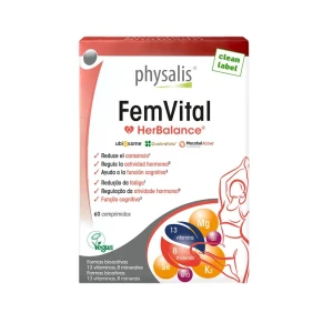 Tabletki na Witalność dla Kobiet (Femvital) 60 szt. - Physalis (Herbalance)