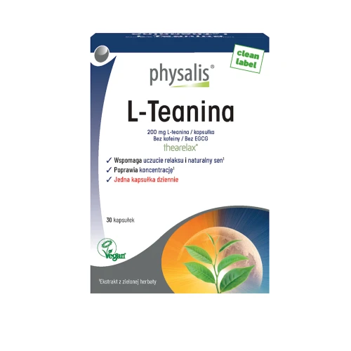 L-Teanina 30 Kapsułek - Physalis