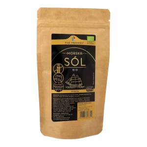 Sól Morska Ekologiczna Drobna Bezglutenowa 500 g - Pięć Przemian