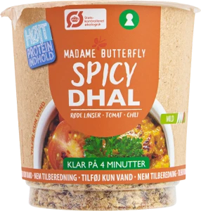 Danie Błyskawiczne Proteinowe Dal Pikantny Bio 60 g - Madame Butterfly