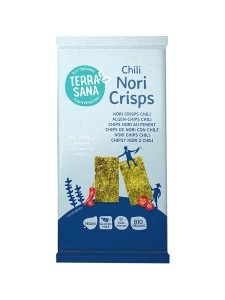 Chipsy Nori z Chili Bezglutenowe Bio 16 g - Terrasana