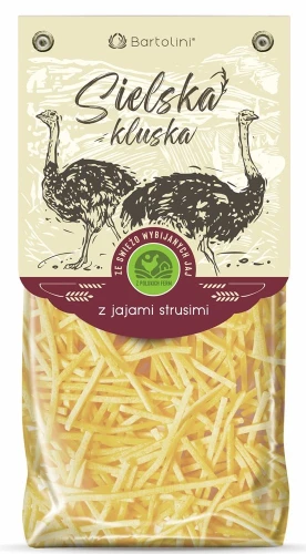 Makaron (z Jajami Strusimi) Krajanka Bio 250 g - Bartolini (Sielska Kluska)