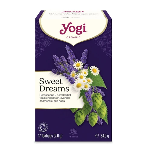 Herbatka na Dobranoc (Sweet Dreams) Bio (17 x 2 g) 34 g - Yogi