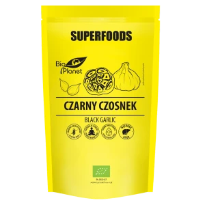 Czarny Czosnek Bezglutenowy Bio 70 g - Bio Planet Superfoods