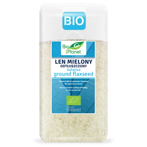 Len Mielony Odtłuszczony Bio 300 g - Bio Planet