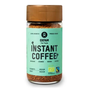 Kawa Rozpuszczalna Liofilizowana Arabica 100% Fair Trade Bio 100 g - Oxfam