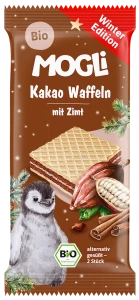 Wafelki z Kremem Kakaowo - Cynamonowym Bio 15 g - Mogli