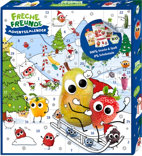 Kalendarz Adwentowy - Przekąski Bio 791 g - Freche Freunde