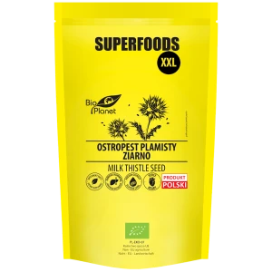 Ostropest Plamisty Ziarno Bio 600 g - Bio Planet Superfoods