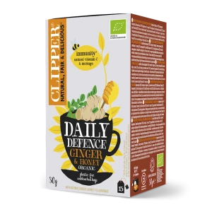 Herbatka Imbirowo - Miodowa na Odporność (Daily Defence) Bio (15 x 2 g) 30 g - Clipper